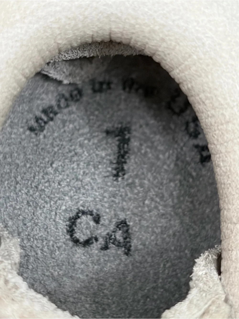 Freshly Picked Greatest Show On Earth Grey Moccasins Size 1 toddlers